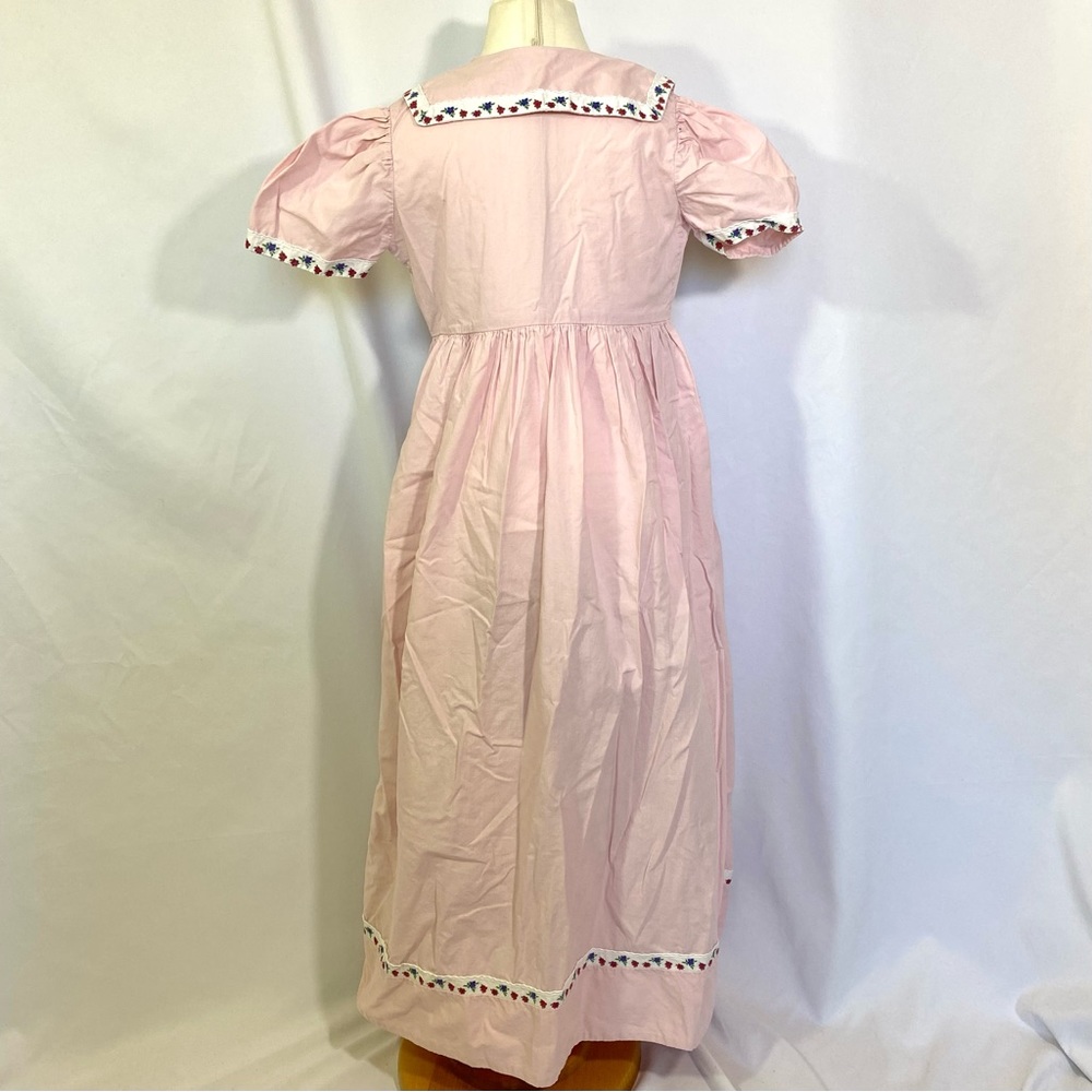 Vintage 1950’s Pink Cotton Dressing Gown Small Medium Robe Heely’s Originals - Picture 7 of 9